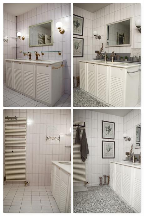 Badezimmer Ideen Deko Bad Renovierung selber machen Dekoideen für ein stilvolles Badezimmer. Einrichten Aufwerten Interior vorher nachher 