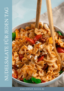 Kostenfreies E-Book – 10 mega leckere Nudelsalate für jeden Tag Kostenloses E-Book für 10 geniale Nudelsalate - mega lecker und absolut einfach in der Zubereitung. Genau das Richtige für Pasta Fans