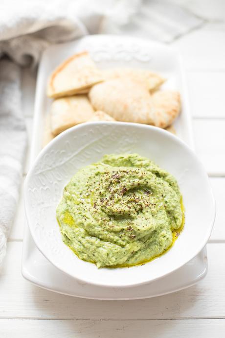 Grüner Hummus – Dicke Bohnen Dip