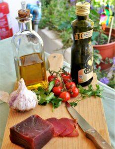 Christophs Algarve-Küche serviert: Meeresschinken Muxama Christophs Algarve-Küche serviert: Meeresschinken Muxama