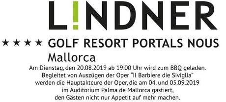 Servicio de Salud erspart Bürgern durch den Wegfall der Gesundheitskartengebühr fast 7 Millionen Euro Klassisches BBQ im Lindner Golf Resort Portals Nous