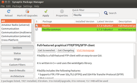 TÉLÉCHARGER FILEZILLA UBUNTU TÉLÉCHARGER FILEZILLA UBUNTU