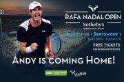 Andy Murray spielt bei der Rafa Nadal Open
