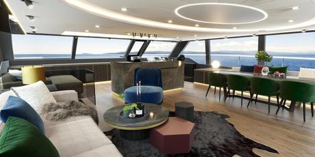 Platz schaffen im Hafen von Porto Cristo Katamaran 80 Sunreef Power