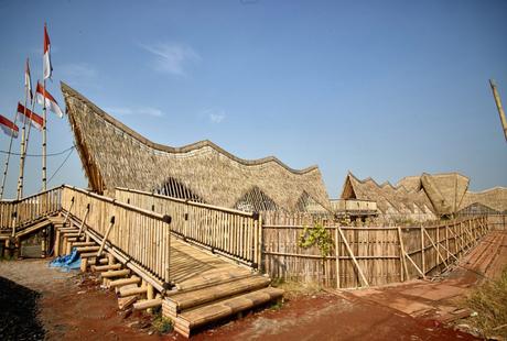 Schule aus Bambus