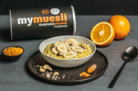Glutenfreies Kurkuma Porridge von mymuesli – Aktion mit dem Zöliakie Austausch Glutenfreies Kurkuma Porridge von mymuesli – Aktion mit dem Zöliakie Austausch