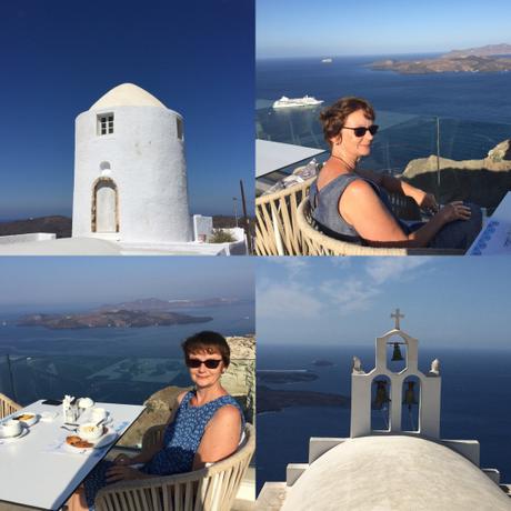 #Sonntagsglück – oder – Grüße von Santorini