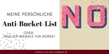 anti bucket list