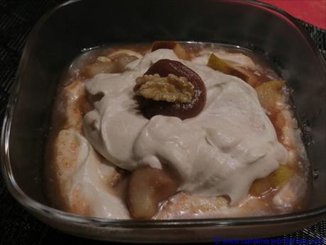 Maronen-Birnen-Dessert Maronen-Birnen-Dessert