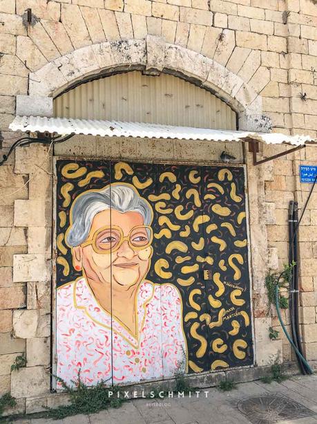 Streetart am Flohmarkt von Jaffa