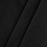 Schallschutzvorhang B1 Bühnen - Molton Stoff Meterware Breite 300cm Schwarz