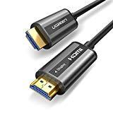 Beamer für helle Räume & Tageslicht UGREEN HDMI Glasfaser Kabel 4k HDMI Kabel unterstützt 4K 60Hz,...