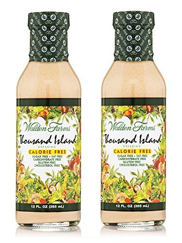 Walden Farms Thousand Island Dressing kalorienfreie Salat Sauce 2-Pack