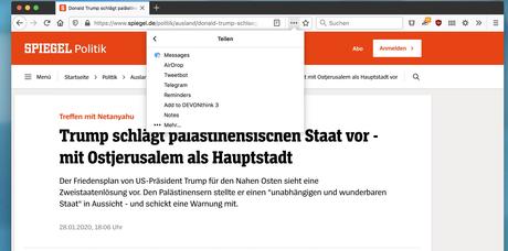 Firefox und Notizen