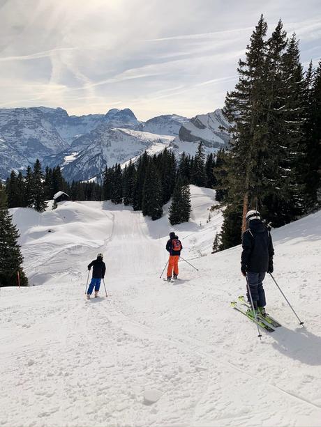 Skifahren in Braunwald auf familienfreundlichen Skipisten