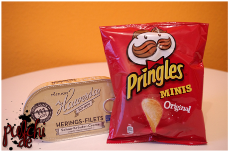 Hawesta Heringsfilets in Sahne || Pringles Minis Original