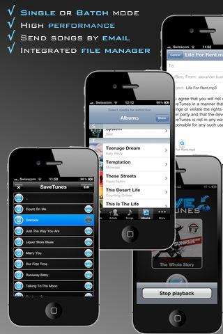 SaveTunes – MP3 & M4A Extractor für die Rücksicherung deiner iTunes Bibliothek