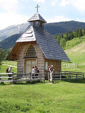 Kapelle auf der Alm Uskovnica
