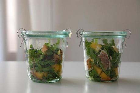 Salat im ( Weck -) Glas / Salad im Glas