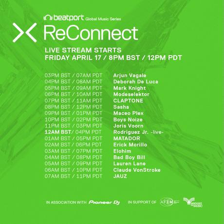 Beatport ReConnect - 36 Stunden, 36 DJs, 36 Locations