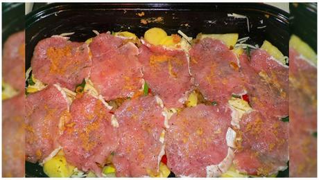 Schweinenacken mit Biersauce und Kartoffeln Schweinenacken mit Biersauce und Kartoffeln