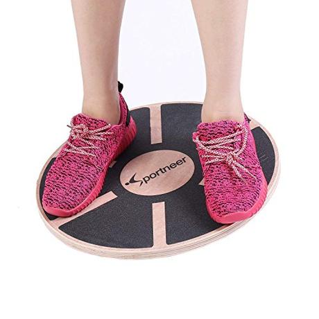 Wackelbrett: Test & Vergleich (06/2020) der besten Wackelbretter Sportneer Balance Board Wackelbrett Holz Durchmesser 40cm Gleichgewicht Board-...