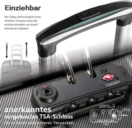 Koffer ohne Reißverschluss koffer zahlenschloss