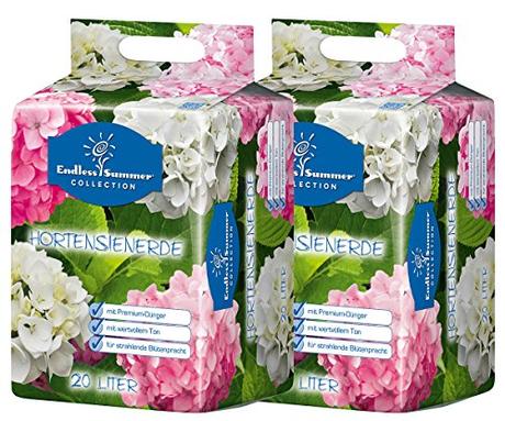 Die Herbst- und Winterbepflanzung im Blumenkasten bringt gute Laune und Farbenpracht Floragard Endless Summer Hortensienerde rosa/weiß