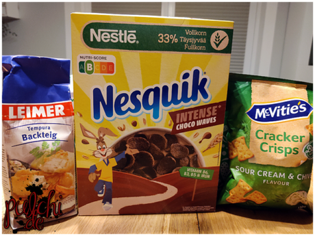 LEIMER Tempura Backteig || Nesquik Intense Choco Waves || McVitie’s Cracker Crisps Sour Cream & Chive
