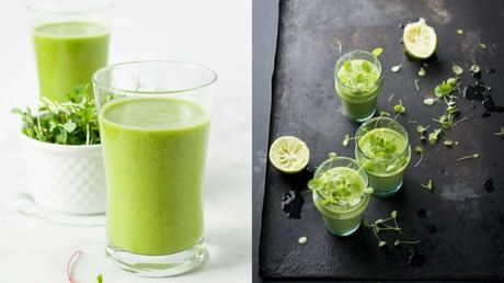 Der ultimative Guide für Microgreens und warum du sie essen solltest Smoothie mit Microgreens