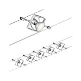 Paulmann 94133 Seilsystem Mac II Set erweiterbar max.5x10W Chrom matt Seilleuchte Hängeleuchte - ohne Leuchtmittel
