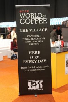 The Roasters Village Forum war eine Neuheit beim SCAE World of Coffee Event