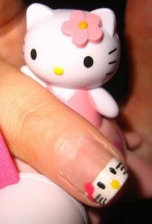 Hello Kitty Nails - Tutorial