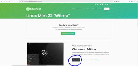 USB-Bootstick Linux Mint 22 USB-Bootstick Linux Mint 22