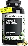 Neue Studien: Omega-3 verlängert dein Leben! Omega 3 – 365 Kapseln – 2000mg Fischöl pro Tagesdosis – mit EPA und DHA in Triglycerid-Form – Laborgeprüft, aufwendig aufgereinigt und aus nachhaltigem Fischfang