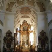 Pfarrkirche St. Trudpert, Blick zum Chor