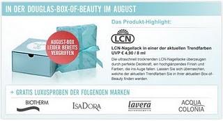 Preview: Douglas Box of Beauty August 2011