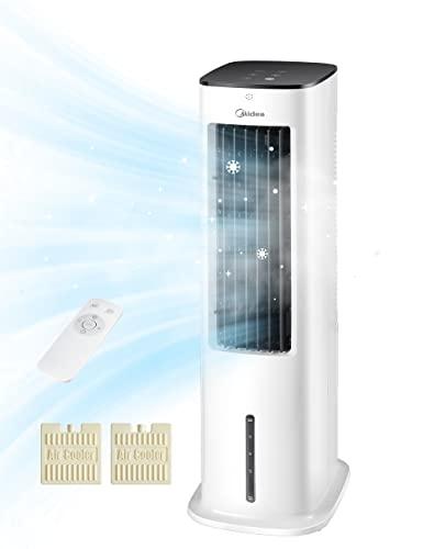 Luftkühler Test, Vergleich, Erfahrungen und Kaufberatung 2025 Midea 4-in-1 Mobile Klimaanlage ohne Abluftschlauch | Turmventilator mit Wasserkühlung &...