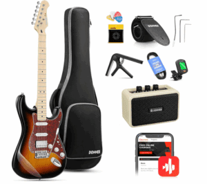 Donner E-Gitarren-Set 39 Zoll – E-Gitarre mit HSS für Einsteiger Donner E-Gitarren-Set 39 Zoll – E-Gitarre mit HSS für Einsteiger