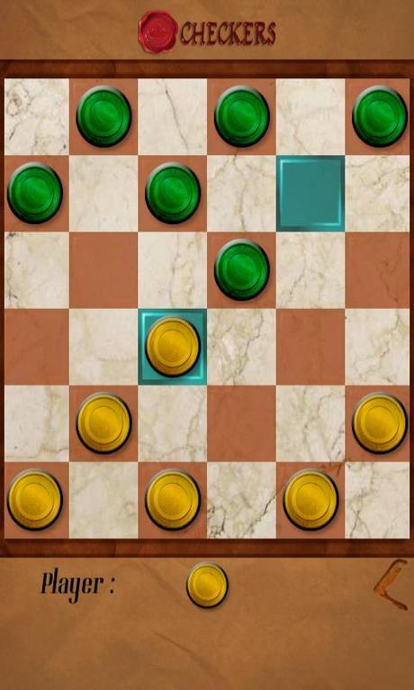 Checkers – Spiele eine Runde Dame gegen dein Handy oder gegen Freunde