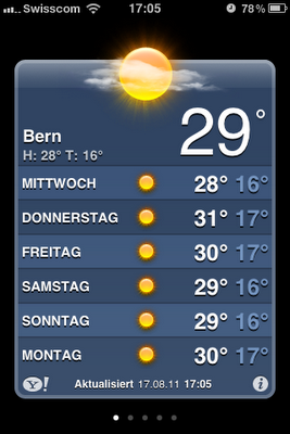 Es wird noch heisser... Es wird noch heisser...