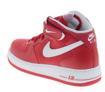 Nike Air Force Rot Weiß