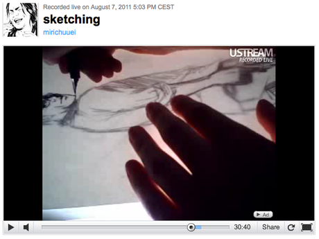 Kritzeln auf Ustream (2011-08-07_18