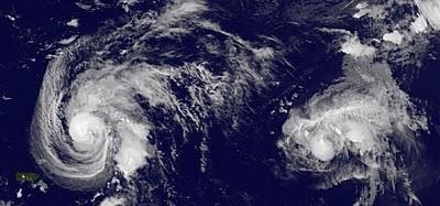OPHELIA ist der vierte Hurrikan der Atlantischen Hurrikansaison 2011, Ophelia, Vorhersage Forecast Prognose, Verlauf, aktuell, September, 2011, Hurrikansaison 2011, Satellitenbild Satellitenbilder, Bermudas, Neufundland, Atlantik, 