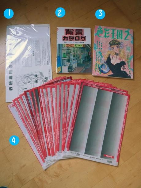 P1040150 768x1024 Material zum Manga zeichnen aus Japan