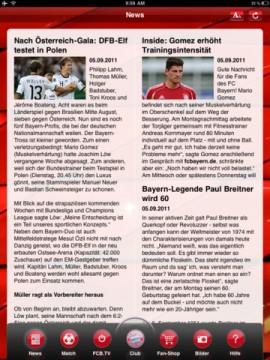 FC Bayern München – mia san (mia) nun auch auf dem iPad schussbereit