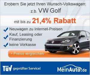 Top 5 erfolgreichste VW-Modelle: Neuzulassungen September 2011 & günstige VW-Preise bis 31.10.