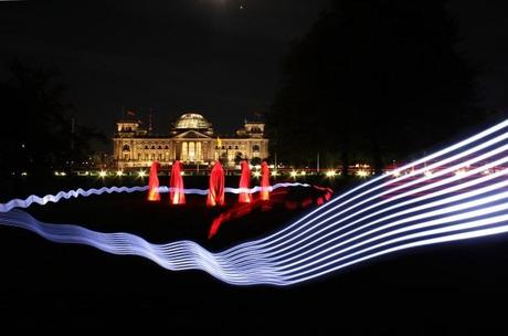 Festival of Lights Berlin – Time guards on tour by Manfred Kielnhofer – Reichstag
