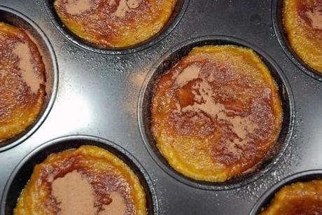 Kürbiskuchen-Brownie-Cupcakes