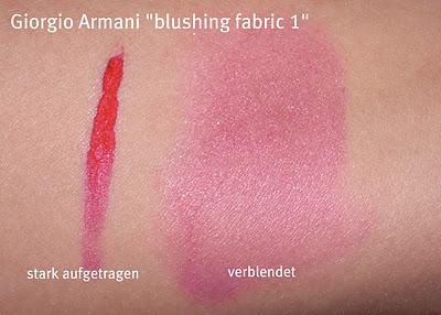 Giorgio Armani - blushing fabric